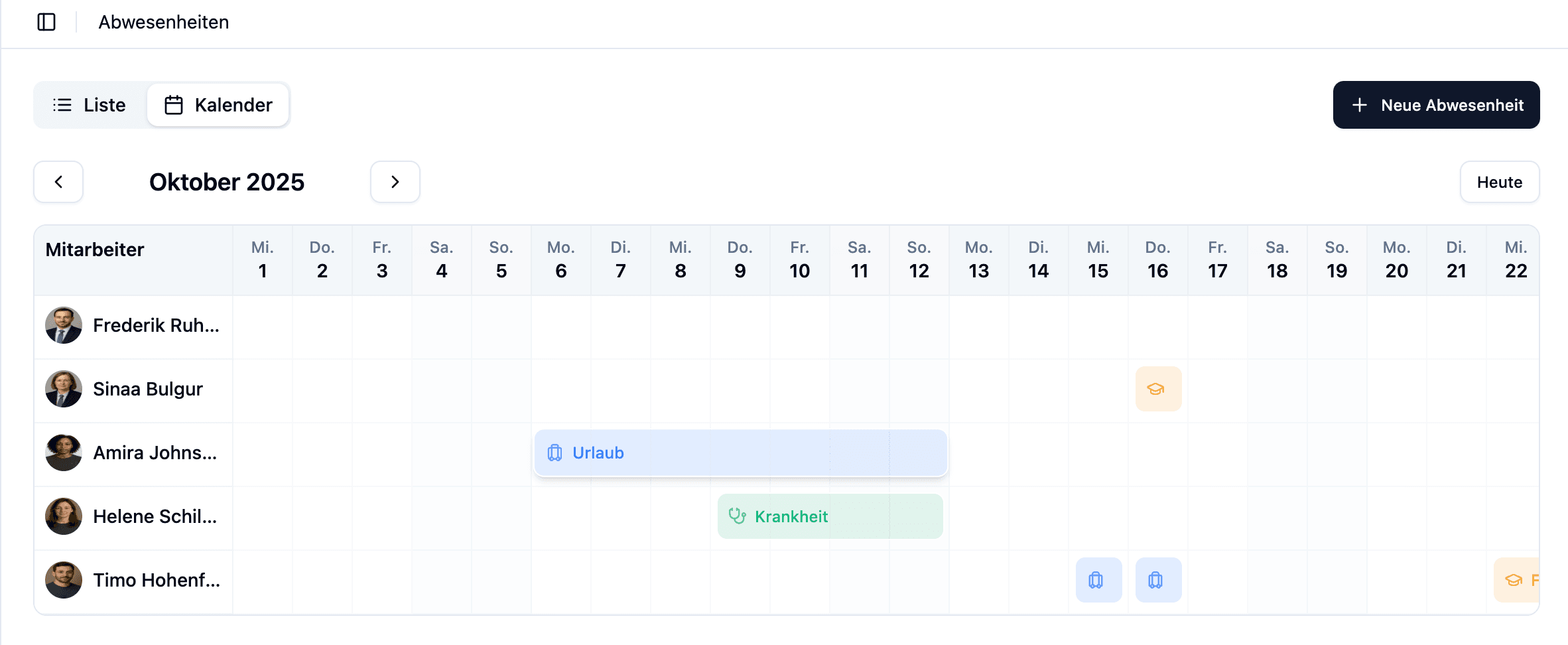 Urlaubsplanung 2025 - Vacation Planning 2025