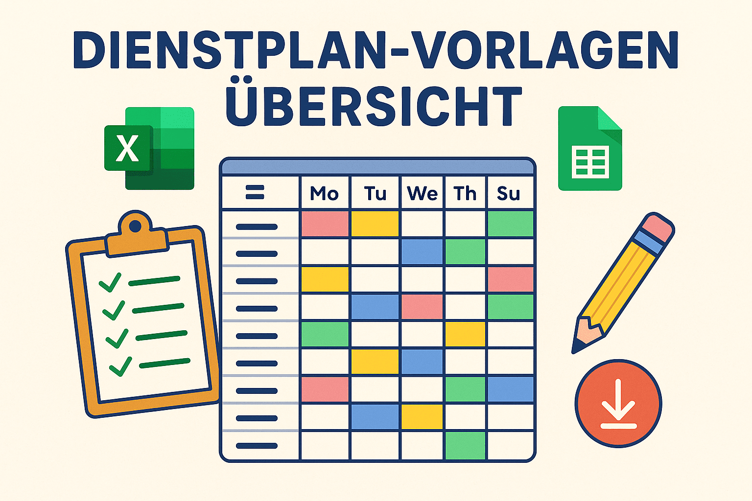 Dienstplan-Vorlagen für jede Praxis