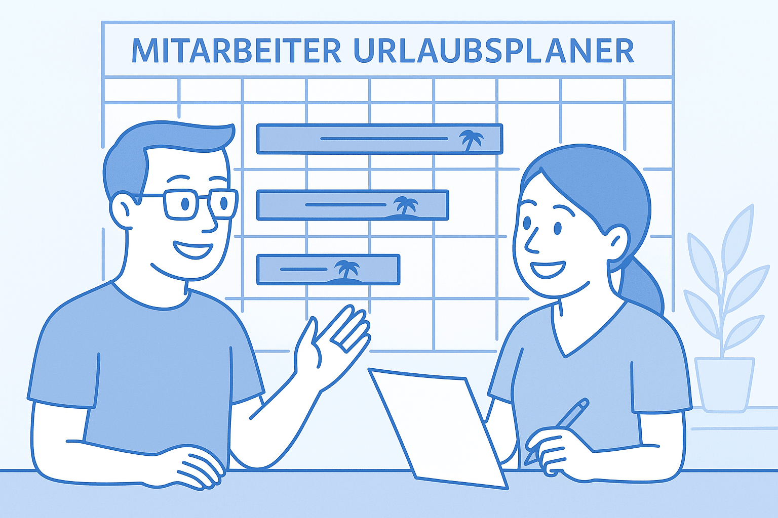 Mitarbeiter Urlaubsplaner - Kostenlose Excel Vorlage für Team-Urlaubsplanung